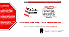 Desktop Screenshot of diezycia.es